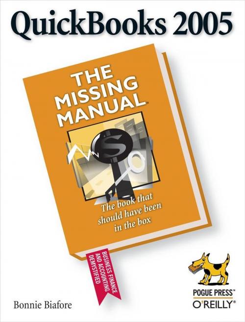 Cover of the book QuickBooks 2005: The Missing Manual by Bonnie Biafore, O'Reilly Media