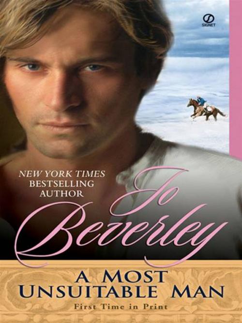 Cover of the book A Most Unsuitable Man by Jo Beverley, Penguin Publishing Group