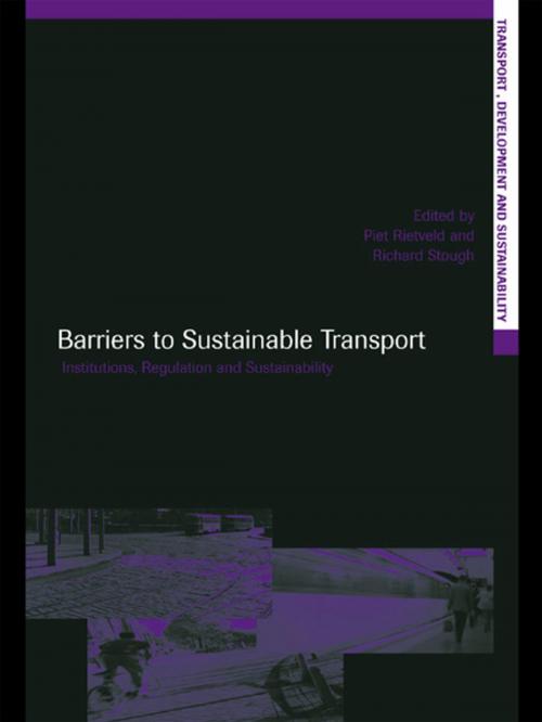 Cover of the book Barriers to Sustainable Transport by , Taylor and Francis