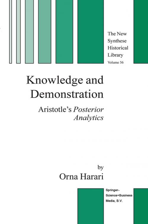 Cover of the book Knowledge and Demonstration by Orna Harari, Springer Netherlands
