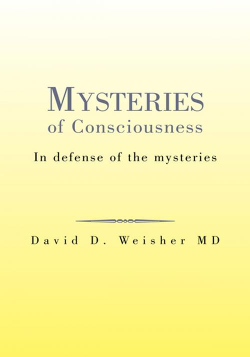 Cover of the book Mysteries of Consciousness by David D. Weisher, Xlibris US