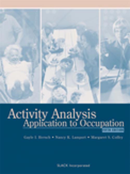 Cover of the book Activity Analysis by , SLACK Incorporated