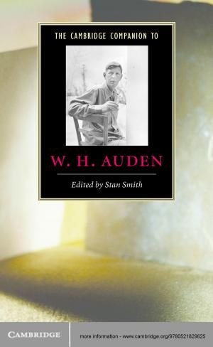 Cover of the book The Cambridge Companion to W. H. Auden by Guy Ben-Porat
