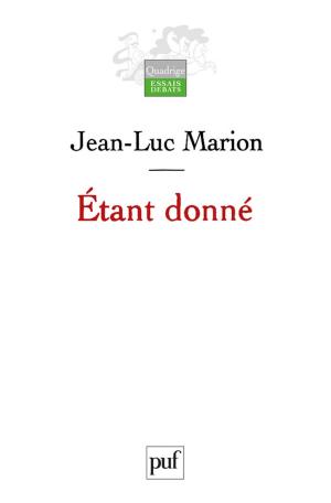 Cover of the book Étant donné by Paul-Laurent Assoun