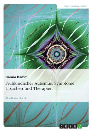 Cover of the book Frühkindlicher Autismus. Symptome, Ursachen und Therapien by Anna Purath