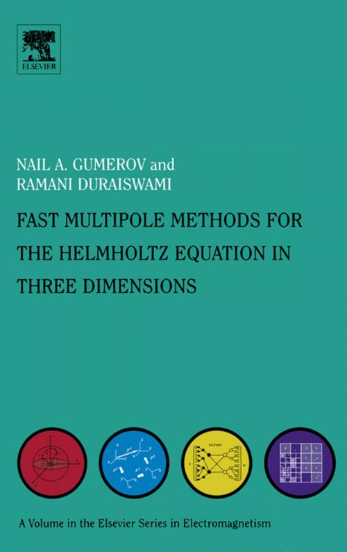 Cover of the book Fast Multipole Methods for the Helmholtz Equation in Three Dimensions by Nail A Gumerov, Ramani Duraiswami, Elsevier Science