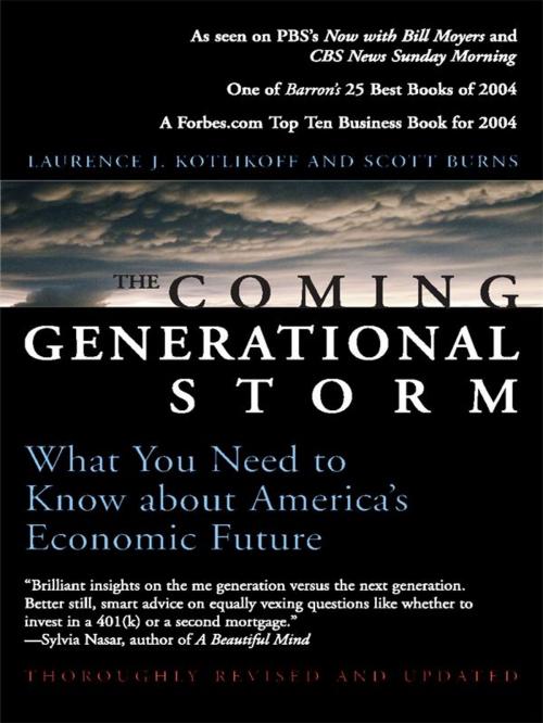Cover of the book The Coming Generational Storm by Laurence J. Kotlikoff, Scott Burns, The MIT Press