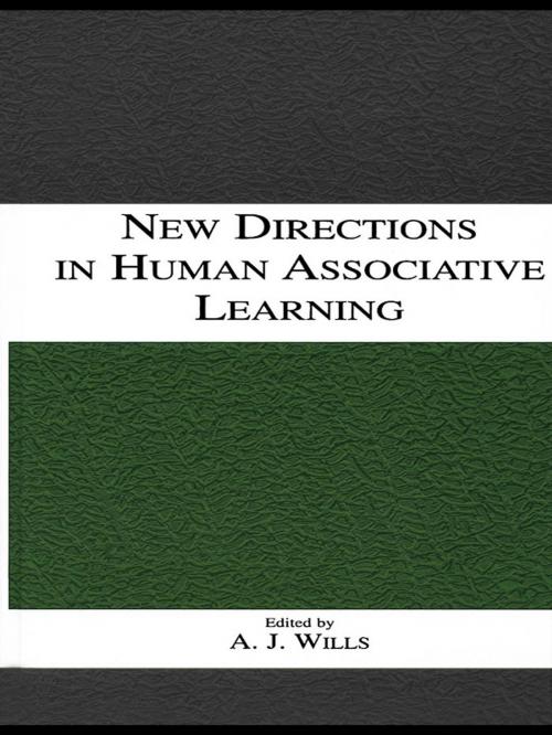 Cover of the book New Directions in Human Associative Learning by , Taylor and Francis