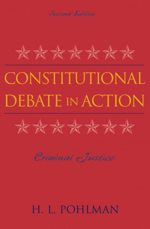 Cover of the book Constitutional Debate in Action by H. L. Pohlman, Rowman & Littlefield Publishers