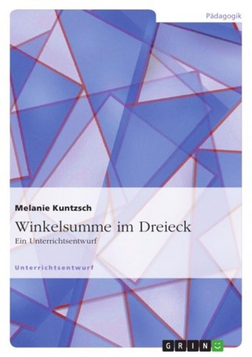 Cover of the book Winkelsumme im Dreieck by Melanie Kuntzsch, GRIN Verlag