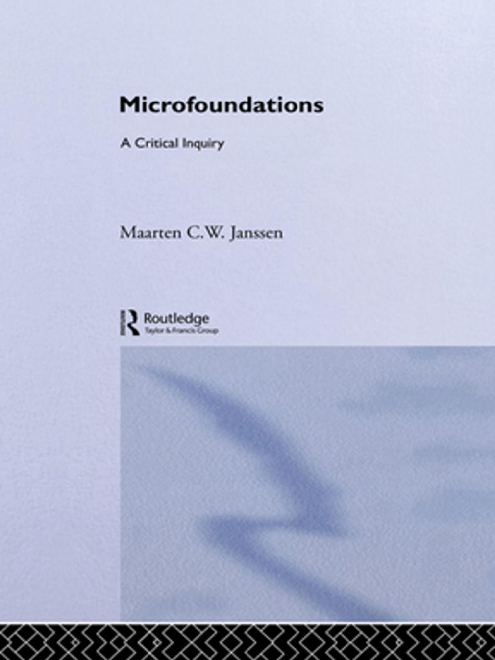 Big bigCover of Microfoundations