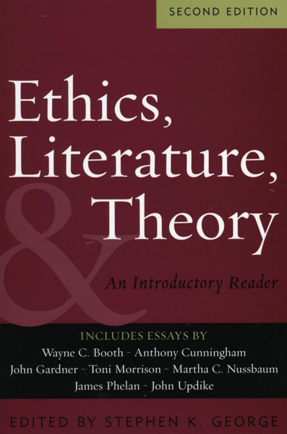 Big bigCover of Ethics, Literature, and Theory