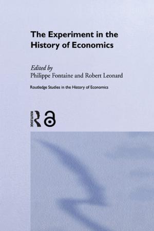 Cover of the book The Experiment in the History of Economics by Carolyn West
