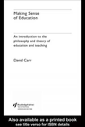 Cover of the book Making Sense of Education by Patricia Novillo-Corvalan