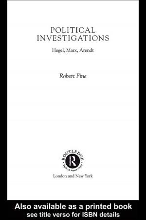 Cover of the book Political Investigations by Joyce E. Salisbury