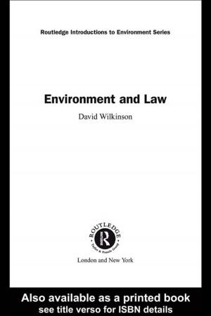 bigCover of the book Environment and Law by 