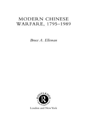 Book cover of Modern Chinese Warfare, 1795-1989