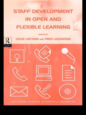 Cover of the book Staff Development in Open and Flexible Education by Roger Dean, Hazel Smith