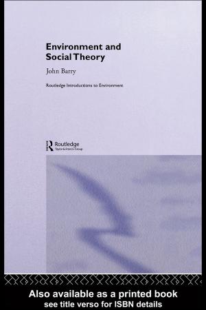 Cover of Environment and Social Theory