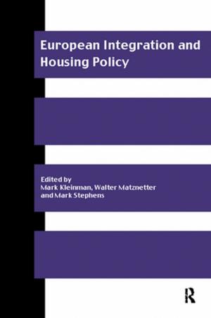 Cover of the book European Integration and Housing Policy by Karen Strohm Kitchener, Sharon K. Anderson