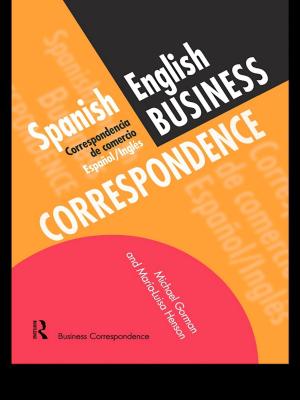 Cover of the book Spanish/English Business Correspondence by Philip Mayes