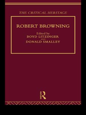 Cover of the book Robert Browning by DerekB. Scott