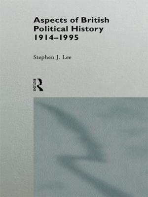 Book cover of Aspects of British Political History 1914-1995