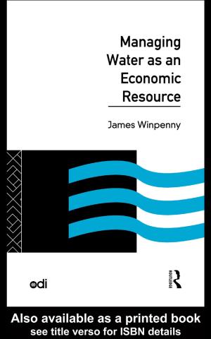 Cover of the book Managing Water as an Economic Resource by Sebastián Antonino Cutrona