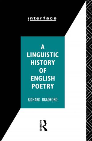 Book cover of A Linguistic History of English Poetry