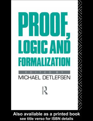 Cover of the book Proof, Logic and Formalization by Carl J. Jensen, III, David H. McElreath, Melissa Graves