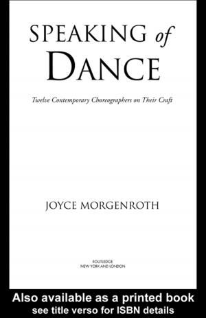 Book cover of Speaking of Dance