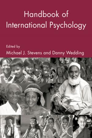 bigCover of the book The Handbook of International Psychology by 