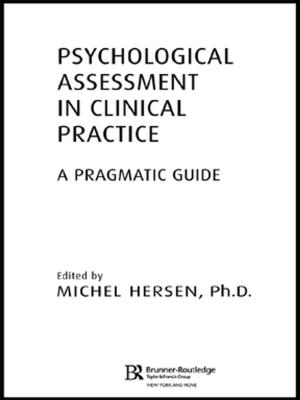 Cover of the book Psychological Assessment in Clinical Practice by 