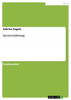 Cover of the book Sporternährung by Damien Kögler