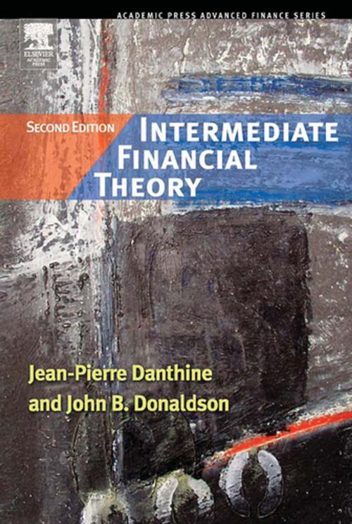 Cover of the book Intermediate Financial Theory by Jean-Pierre Danthine, John B. Donaldson, Elsevier Science