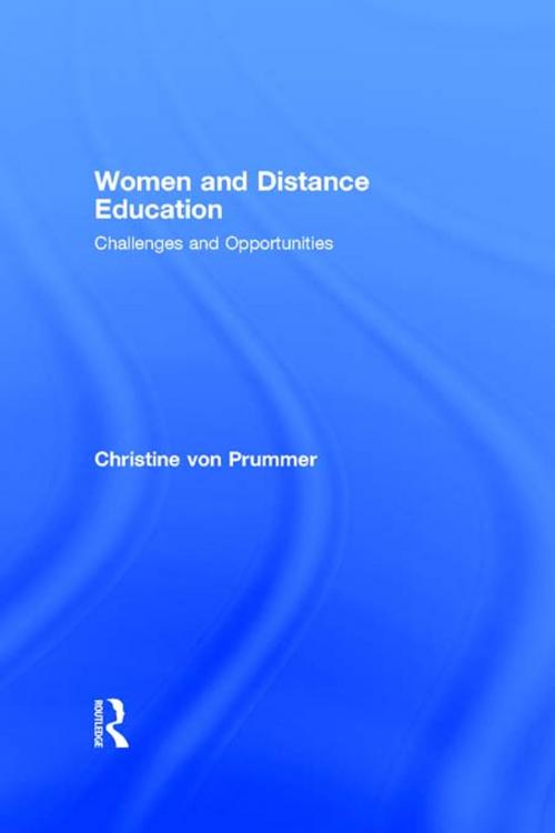 Cover of the book Women and Distance Education by Christine von Prummer, Taylor and Francis