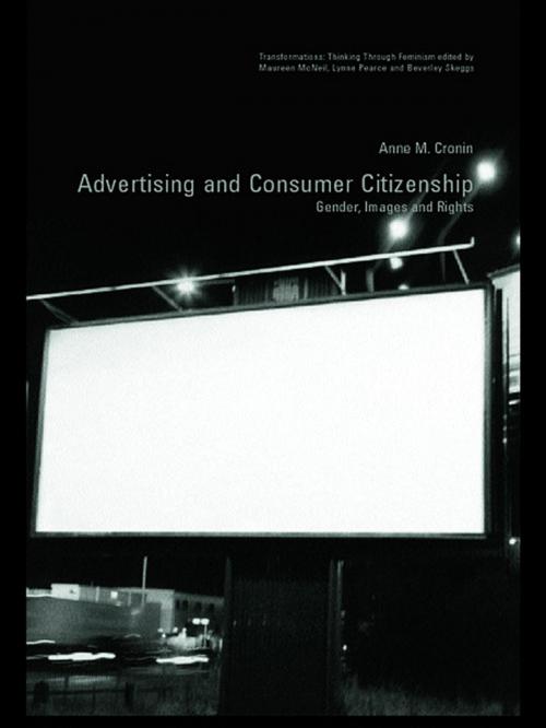 Cover of the book Advertising and Consumer Citizenship by Anne M. Cronin, Taylor and Francis