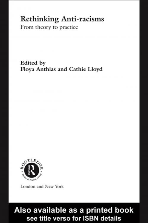 Cover of the book Rethinking Anti-Racisms by , Taylor and Francis