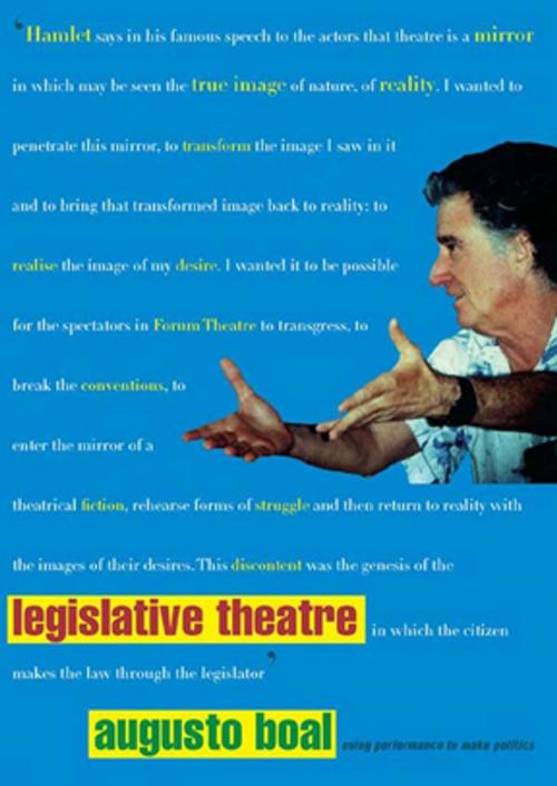 Cover of the book Legislative Theatre by Augusto Boal, Taylor and Francis