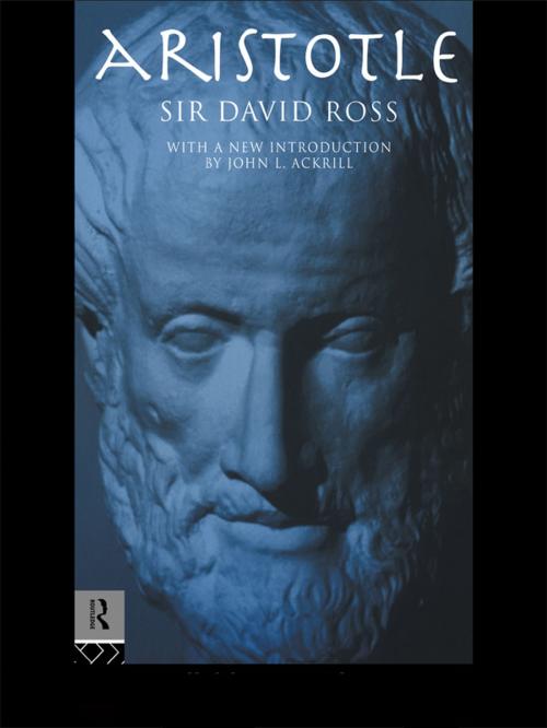 Cover of the book Aristotle by David Ross, Taylor and Francis