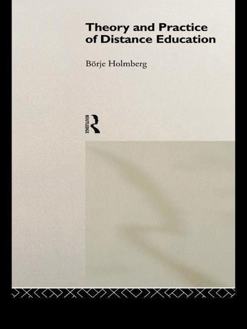Cover of the book Theory and Practice of Distance Education by Borje Holmberg, Taylor and Francis