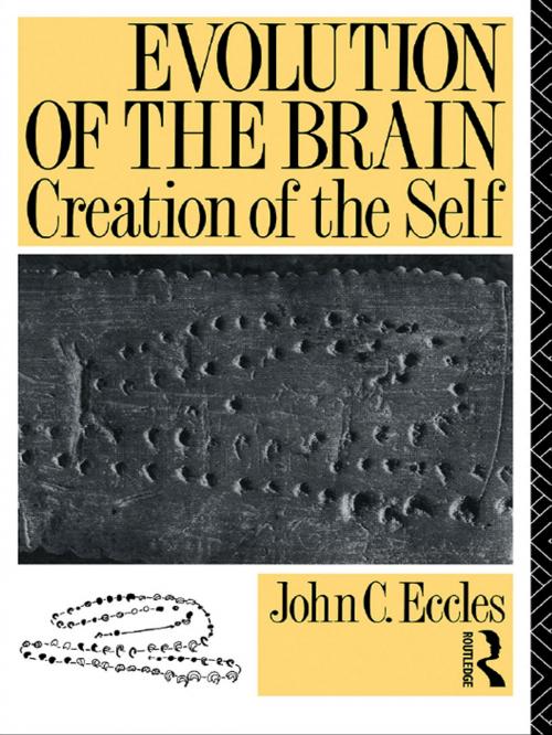 Cover of the book Evolution of the Brain: Creation of the Self by John C. Eccles, Taylor and Francis