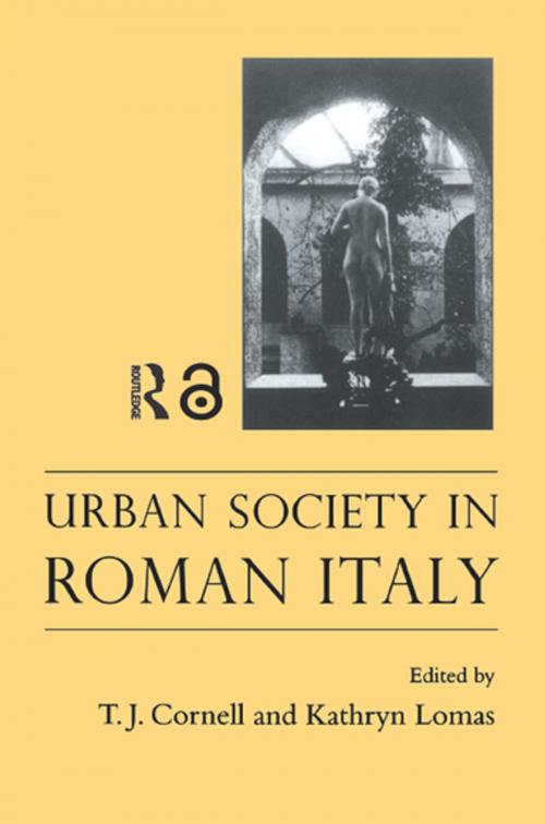 Cover of the book Urban Society In Roman Italy by , Taylor and Francis