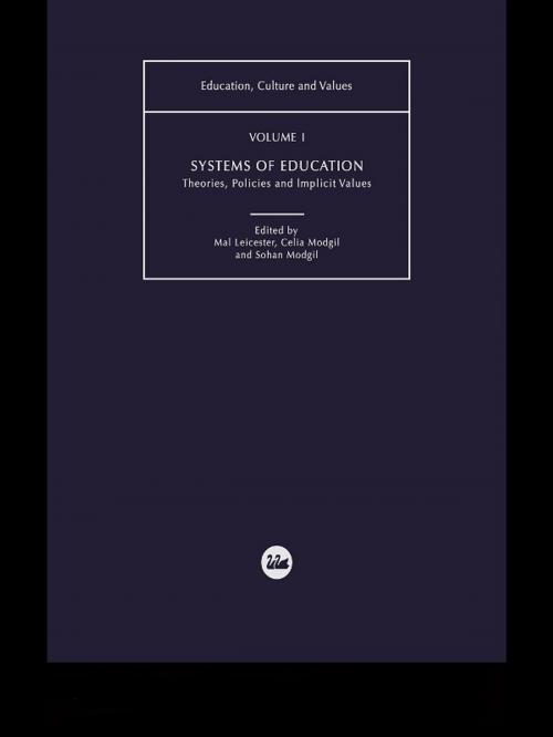 Cover of the book Systems of Education by , Taylor and Francis