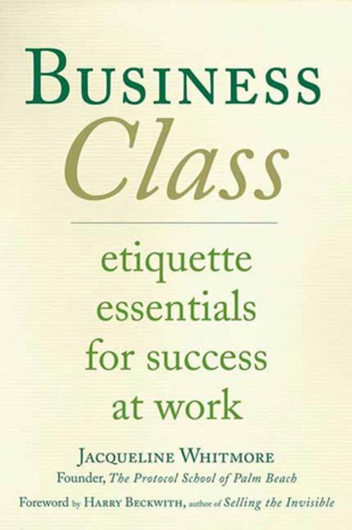 Cover of the book Business Class by Jacqueline Whitmore, St. Martin's Press