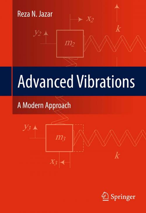 Cover of the book Advanced Vibrations by Reza N. Jazar, Springer US
