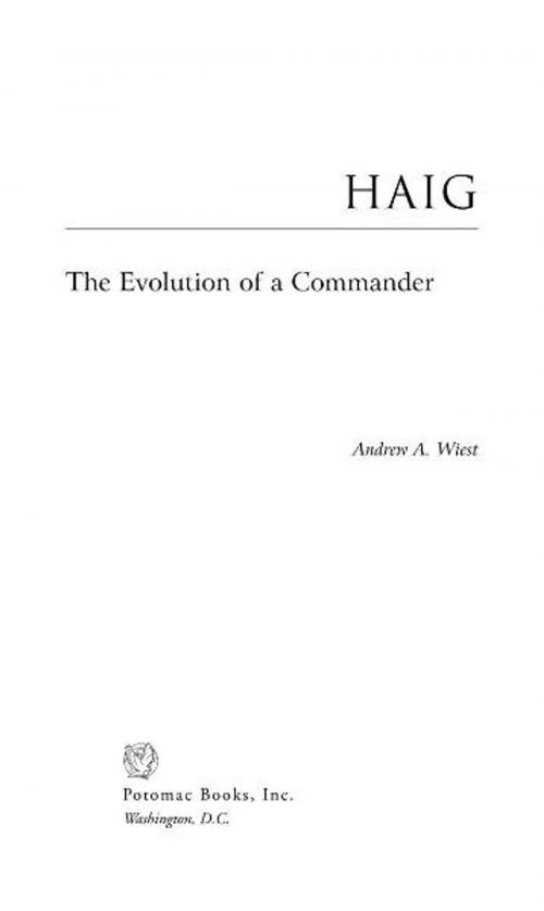 Cover of the book Haig by Andrew Wiest, Potomac Books Inc.