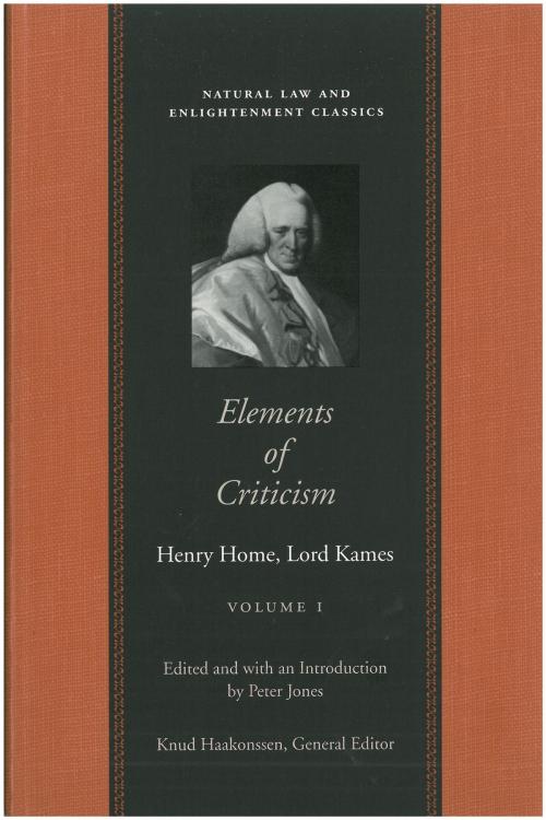 Cover of the book Elements of Criticism by Henry Home, Lord Kames, Liberty Fund Inc.