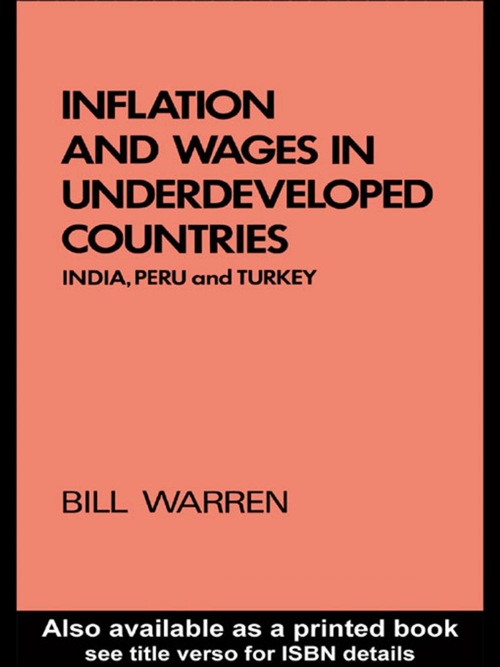 Big bigCover of Inflation and Wages in Underdeveloped Countries
