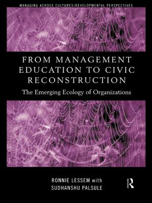 Cover of the book From Management Education to Civic Reconstruction by Maggie Gall, Alexandra Maeja Raicar, Pauline Sear